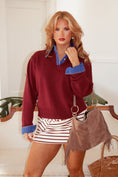Load image into Gallery viewer, The Manor House Pullover - Burgundy