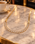Load image into Gallery viewer, Bijou Herringbone Necklace