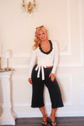 Load image into Gallery viewer, The Saint-Honoré Wrap Top – Blanche