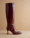 Load image into Gallery viewer, The Montclair Heeled Boot – Bordeaux
