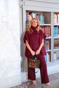 Load image into Gallery viewer, The Rue de Louvre Mohair Sweater - Bordeaux