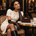 Load image into Gallery viewer, The Janáe Mini Handbag - Chocolate Suede Preorder 10.17