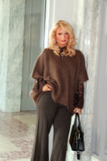 Load image into Gallery viewer, Heirloom Drape Mohair Sweater — Cocoa