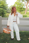 Load image into Gallery viewer, The Manor Trouser – Ivory Twill