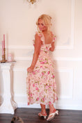 Load image into Gallery viewer, The English Rose Ruffle Midi