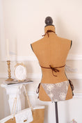 Load image into Gallery viewer, The Capri Heirloom Crochet Bikini – Crème & Cocoa