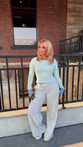 Load image into Gallery viewer, Blythe Thermal Top - Oxford Stripe