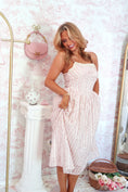 Load image into Gallery viewer, Blush Lacewood Midi Dress