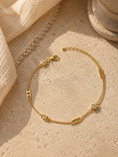 Load image into Gallery viewer, The Montaigne Crystal Anklet