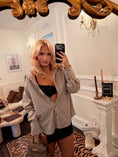 Load image into Gallery viewer, Stevie Oversized Shirt — Taupe