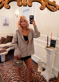 Load image into Gallery viewer, Stevie Oversized Shirt — Taupe