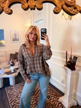 Load image into Gallery viewer, Marlowe Plaid Shirt — Mocha