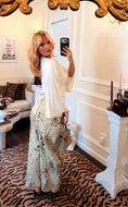 Load image into Gallery viewer, Lennox Snow Leopard Barrel Jeans