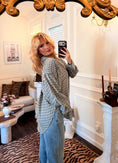 Load image into Gallery viewer, Sloane Plaid Button-Up — Bleu