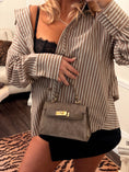 Load image into Gallery viewer, Janáe Mini Handbag — Taupe Suede
