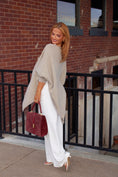 Load image into Gallery viewer, The Madeleine Poncho - Champagne Mist ✨
