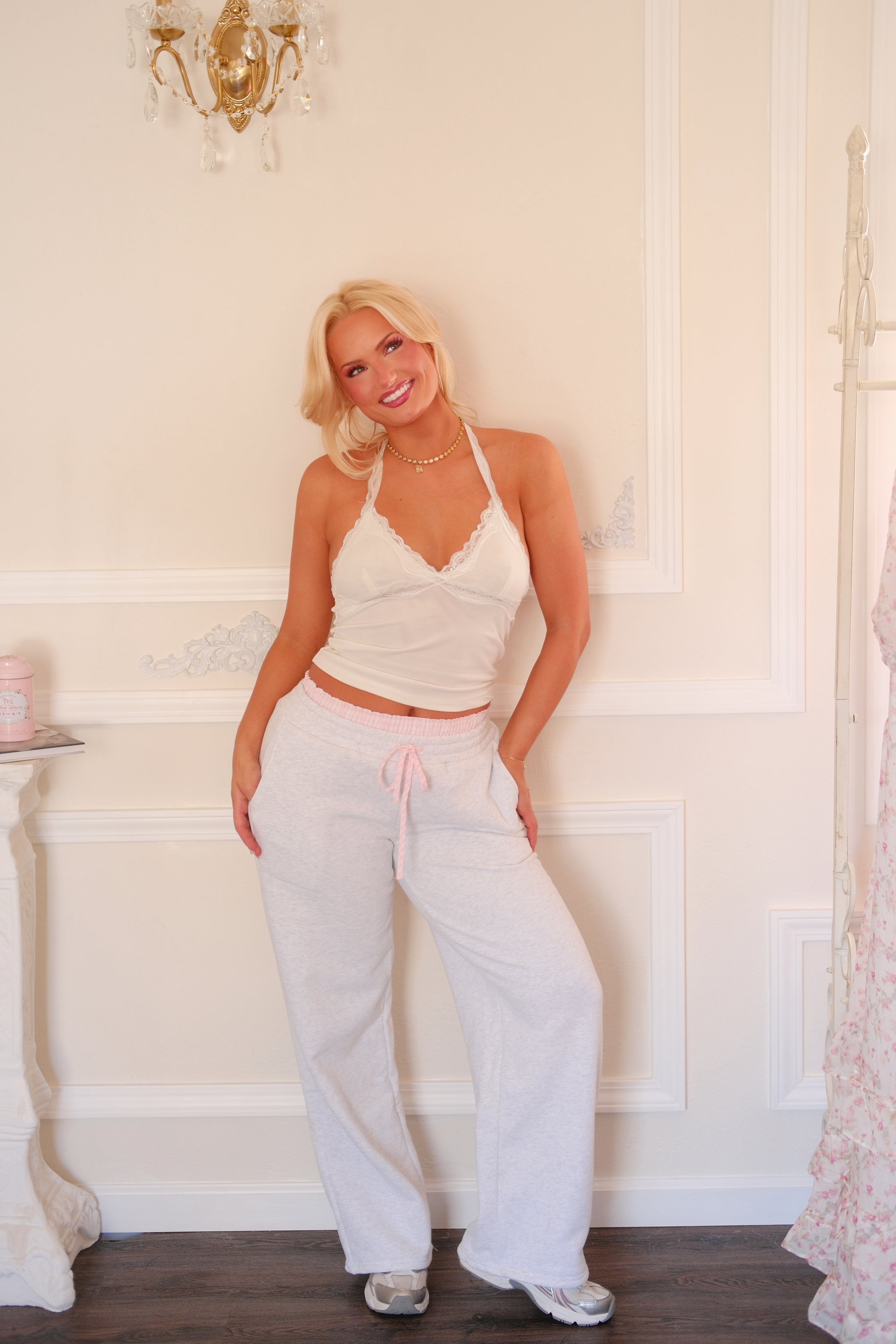 The Peekaboo Plaid Lounge Pants