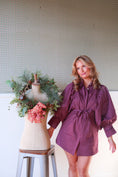 Load image into Gallery viewer, The Maison Mademoiselle Dress - Plum
