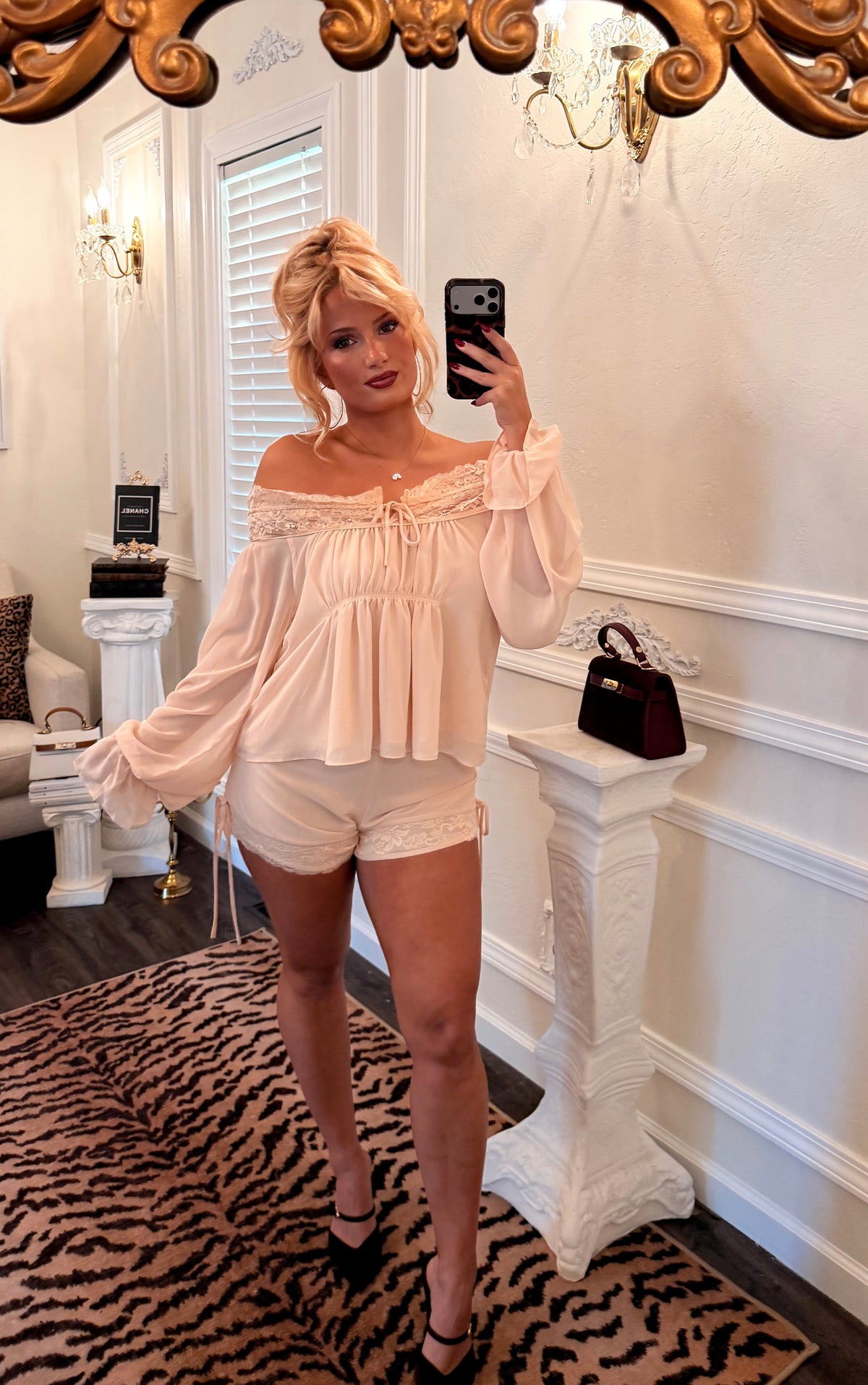 Juliette Lace Short Set