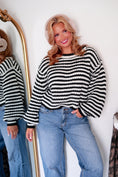 Load image into Gallery viewer, The Parisian Stripe Chalet Knit
