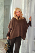 Load image into Gallery viewer, Heirloom Drape Mohair Sweater — Cocoa
