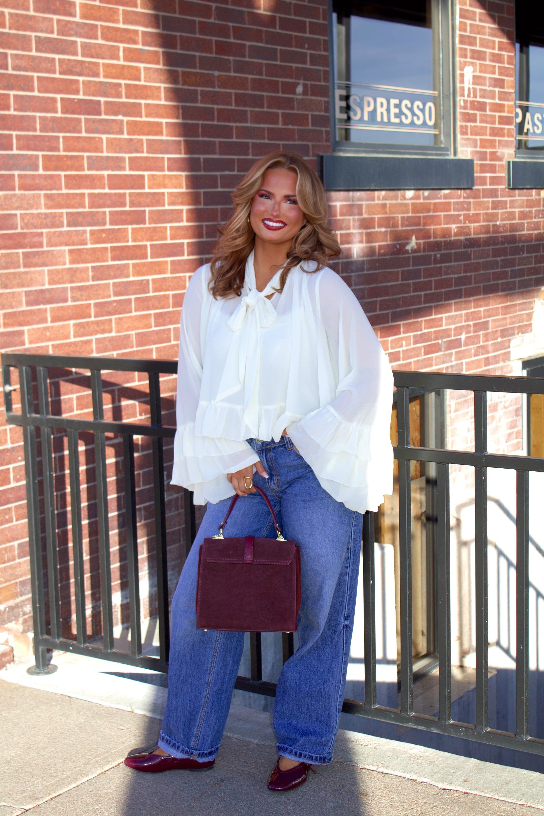 The Notting Hill Ruffle Blouse