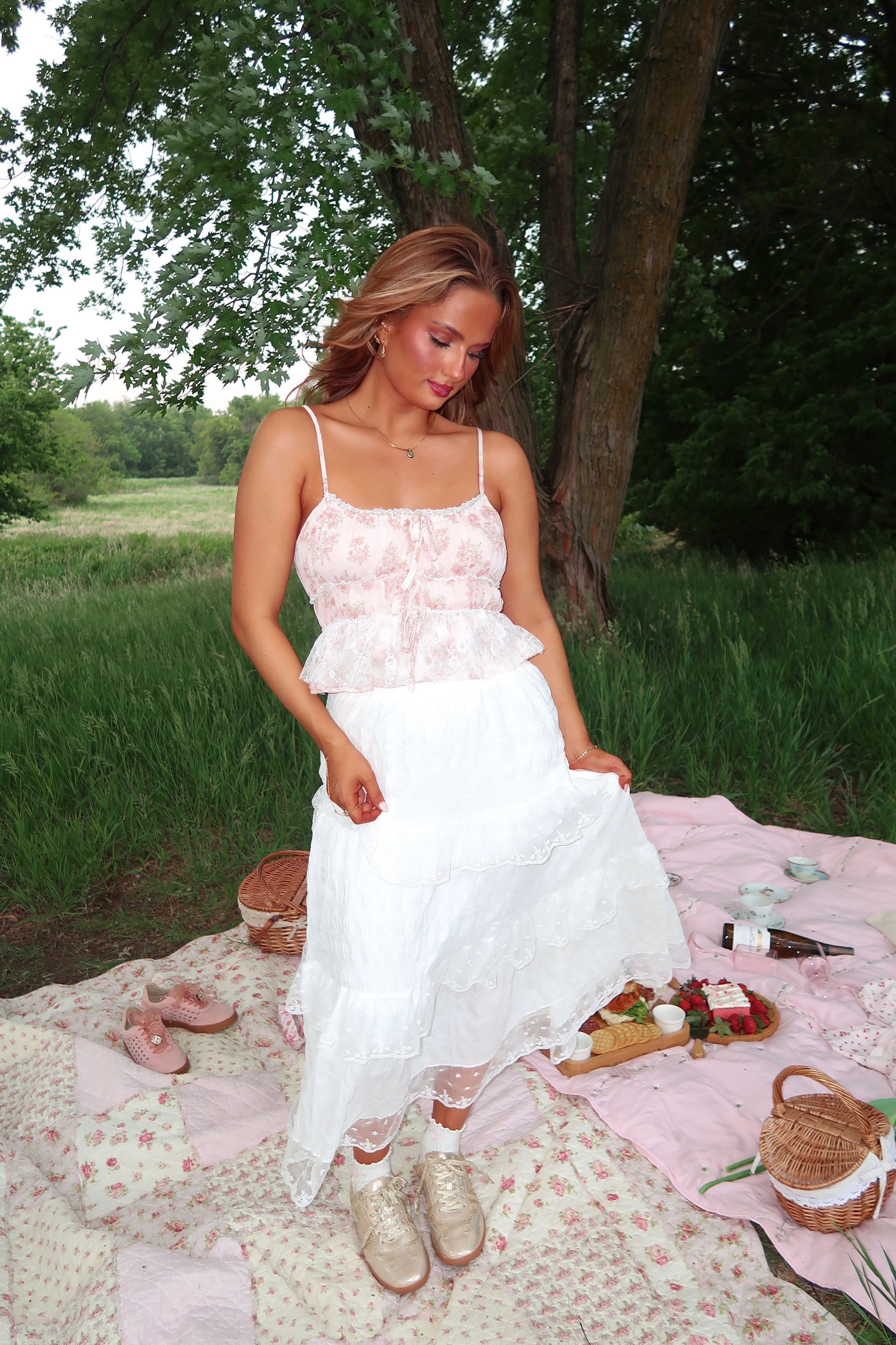 Frill & Flora Tank Top