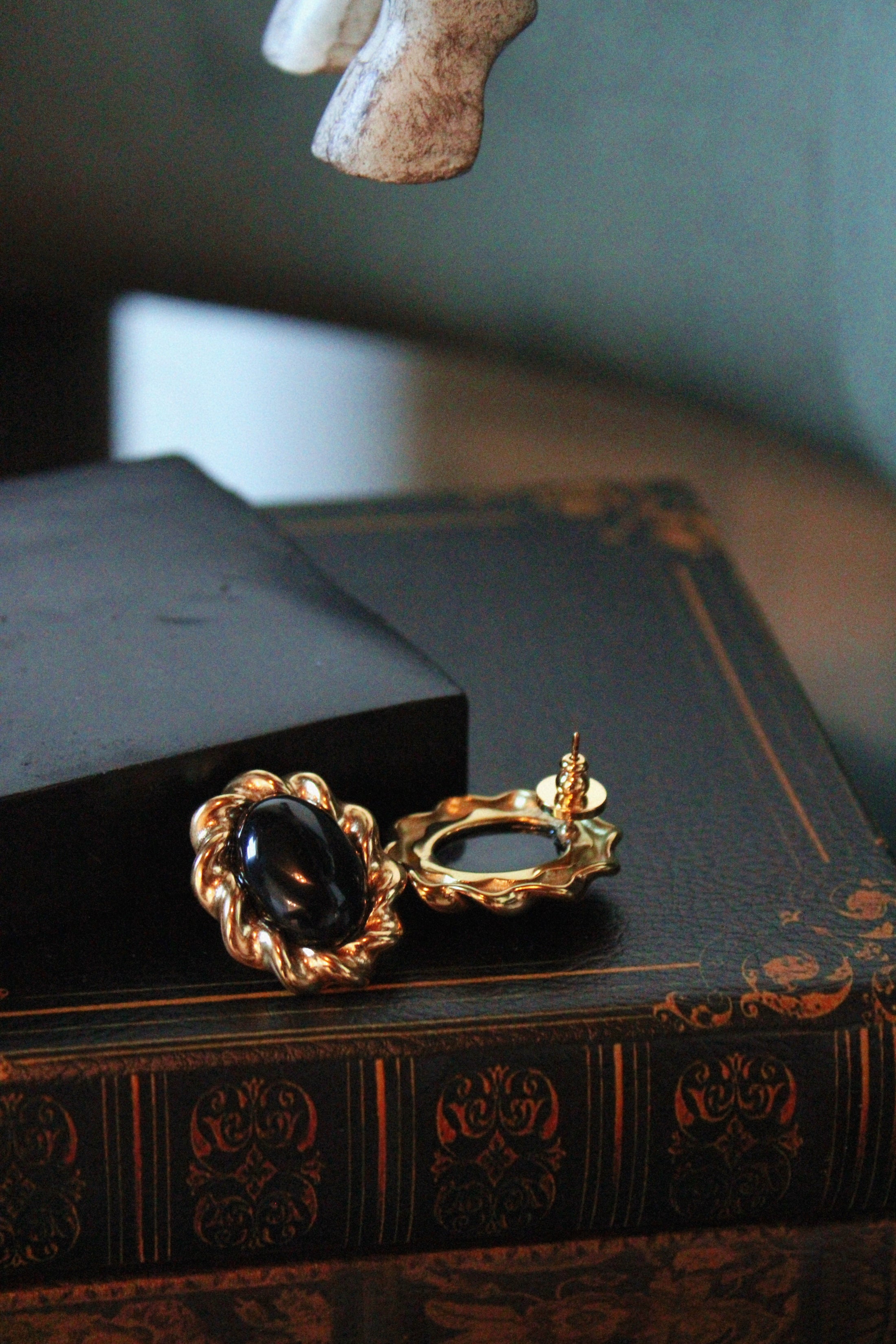 The Nocturne Vintage 18k Earrings RESTOCK