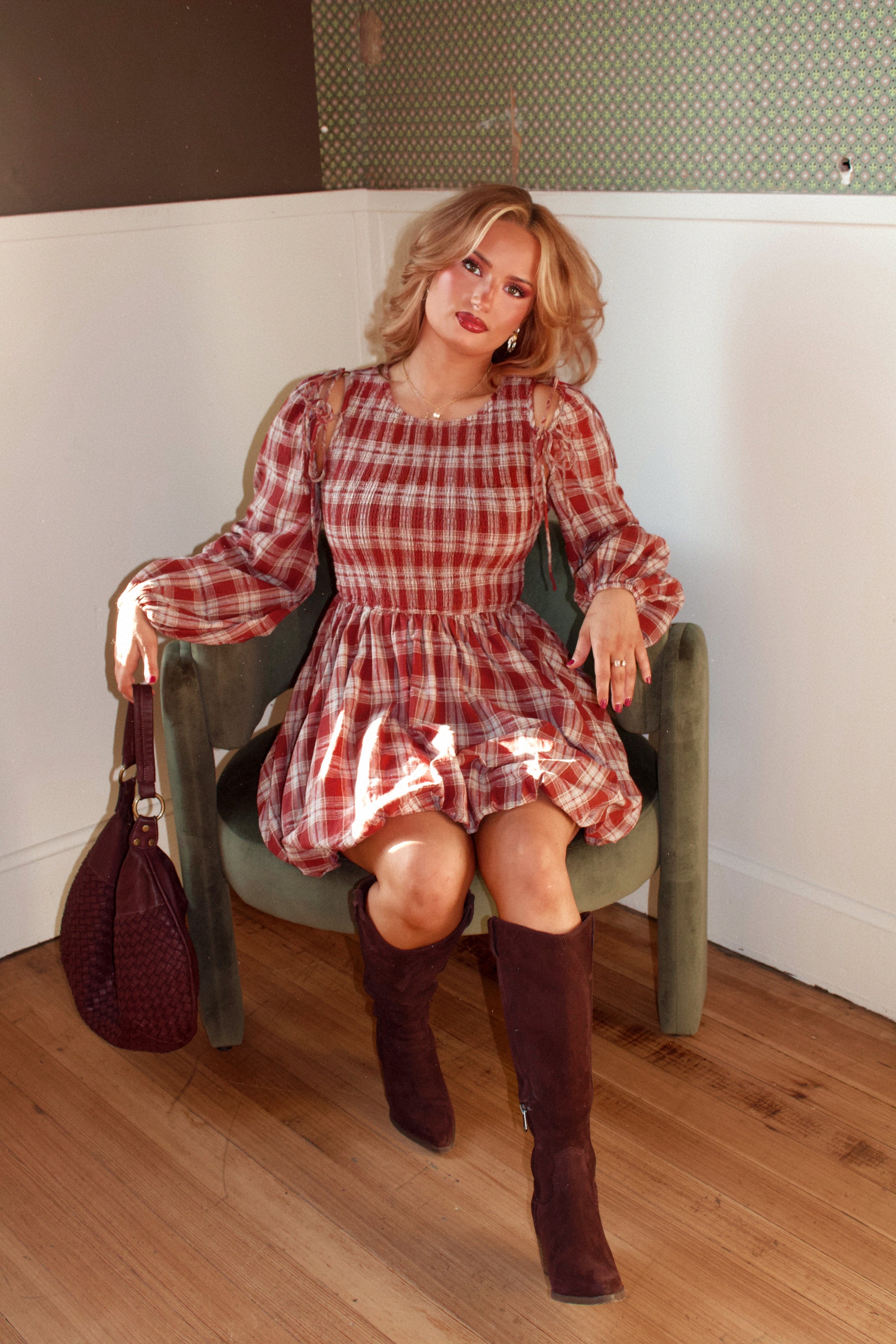 The Winslow Dress – Maple Plaid