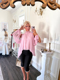 Load image into Gallery viewer, The Tuileries Chiffon Blouse – Swan Lake
