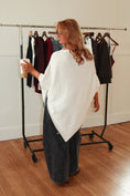 Load image into Gallery viewer, The Madeleine Poncho – Winter Pearl
