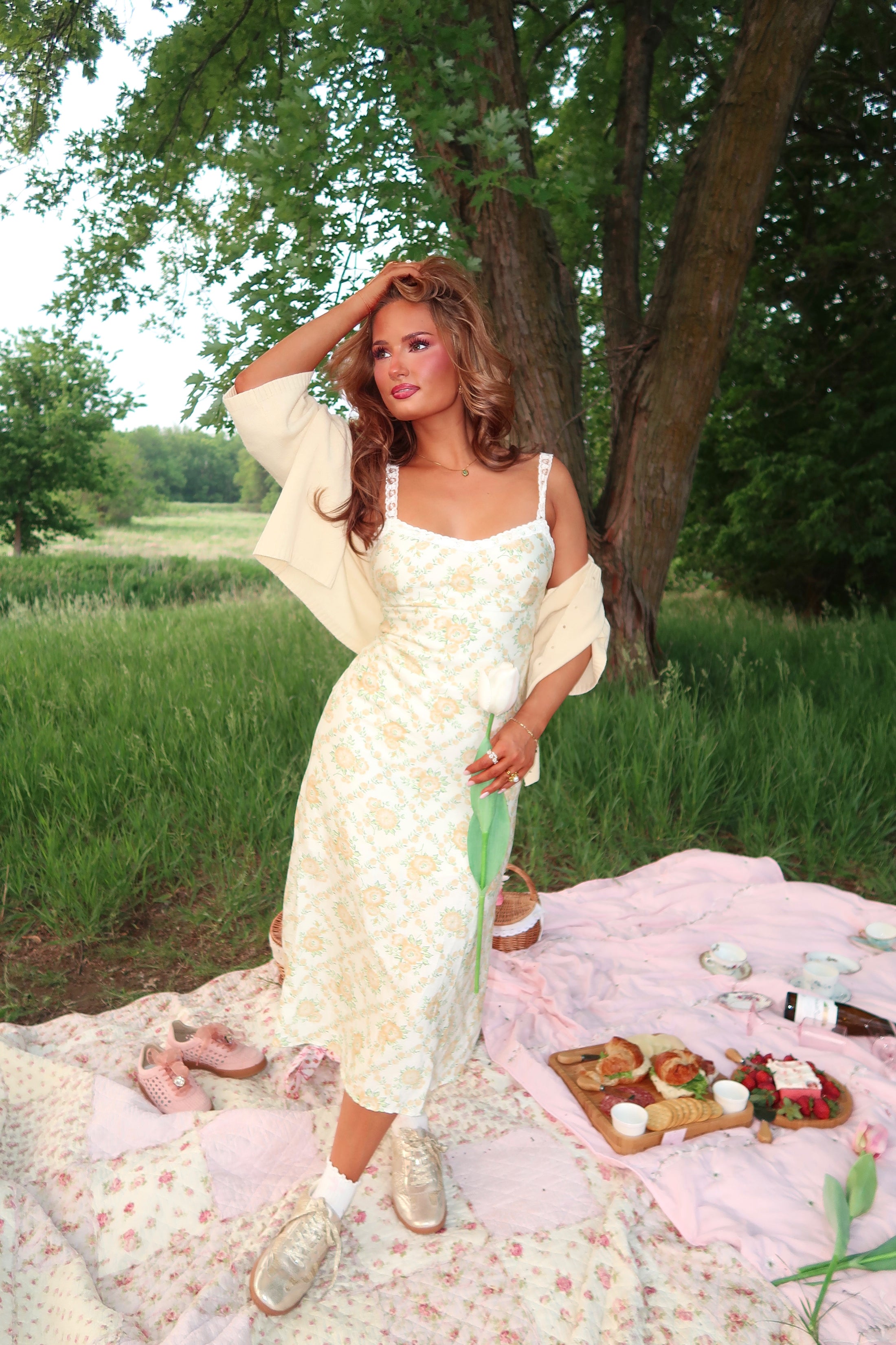Sorrento Bloom Midi Dress