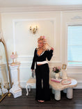 Load image into Gallery viewer, The Romy Lace Wrap Set — Parisian Noir
