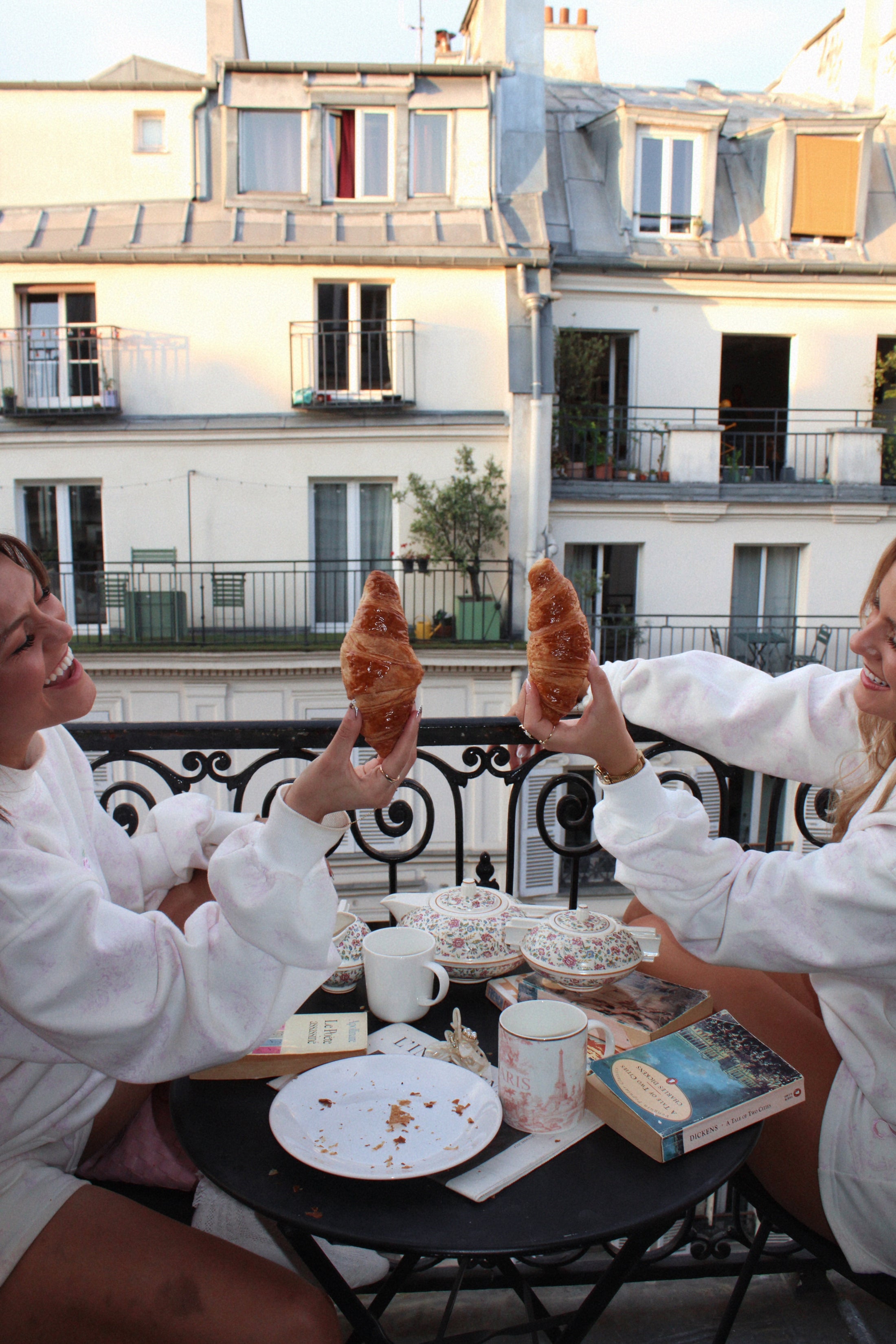 Janáe French Toile Mockneck