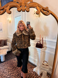 Load image into Gallery viewer, Mika Leopard Faux Fur Jacket
