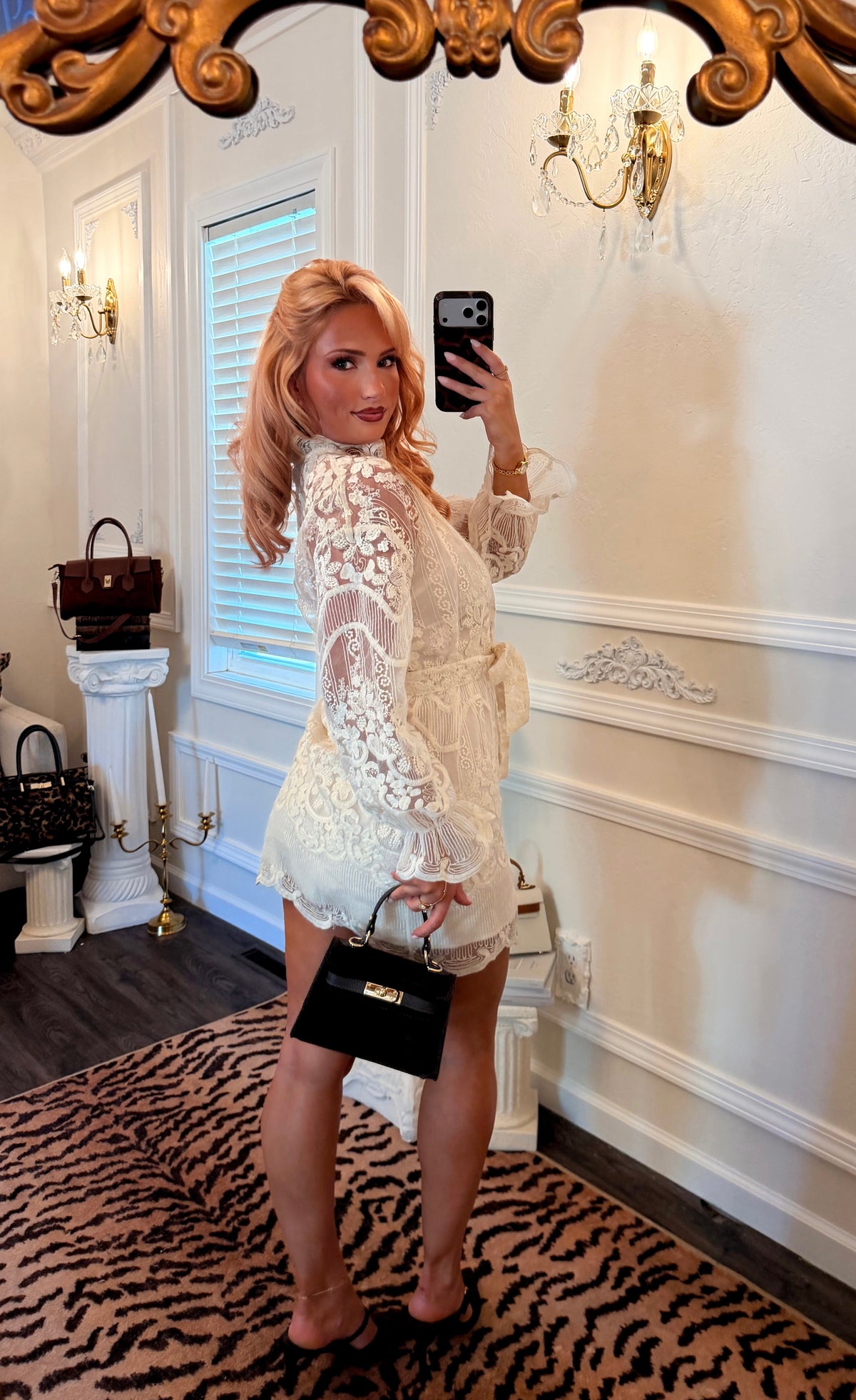 The Luxembourg Lace Dress — Ivory