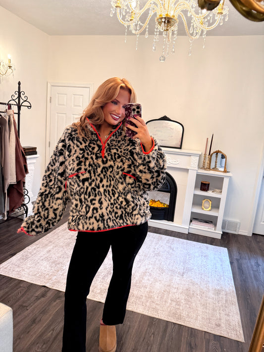 The Cheetah Chalet Pullover PREORDER 12.20