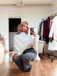 Load image into Gallery viewer, The Palais Poncho Shawl - Winter Pearl
