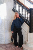 Load image into Gallery viewer, The Palais Silk Trouser – Noir
