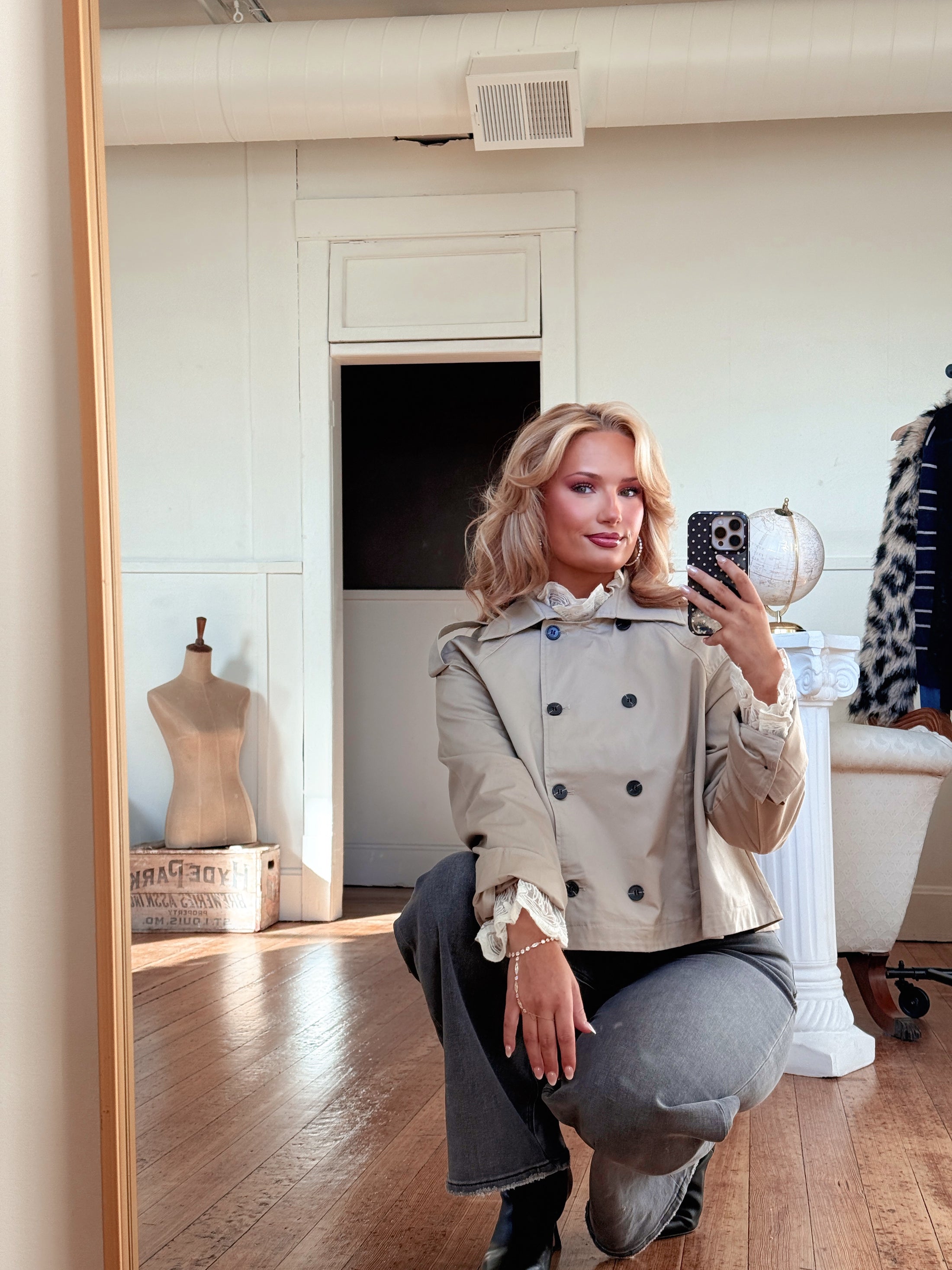 The Parisienne Babydoll Trench