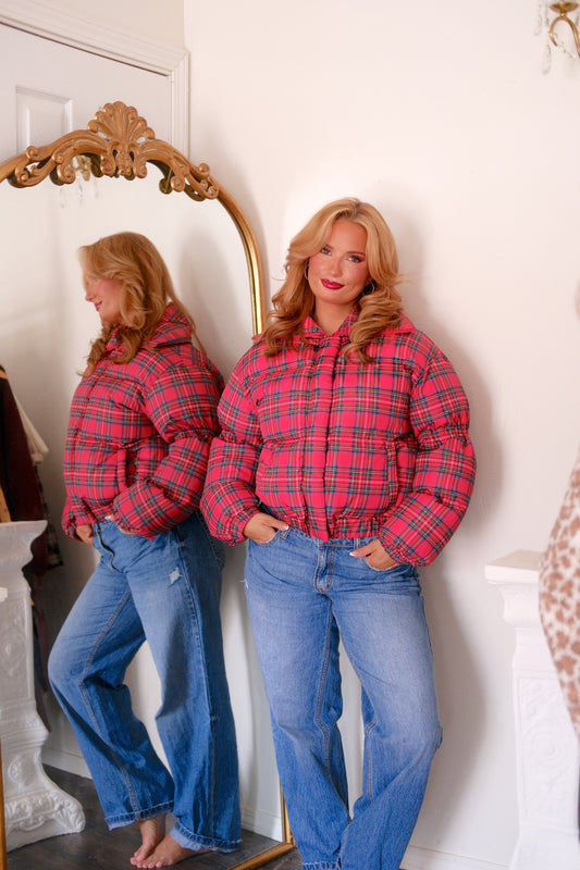 The Holiday Tartan Puffer