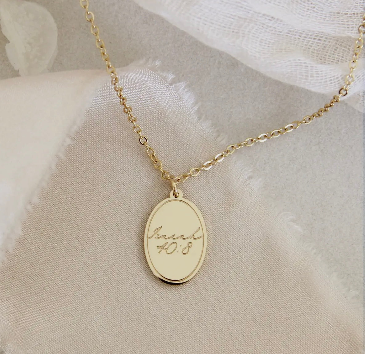 Isaiah 40:8 Necklace