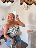 Load image into Gallery viewer, The Bridgerton Bleu Garden Top
