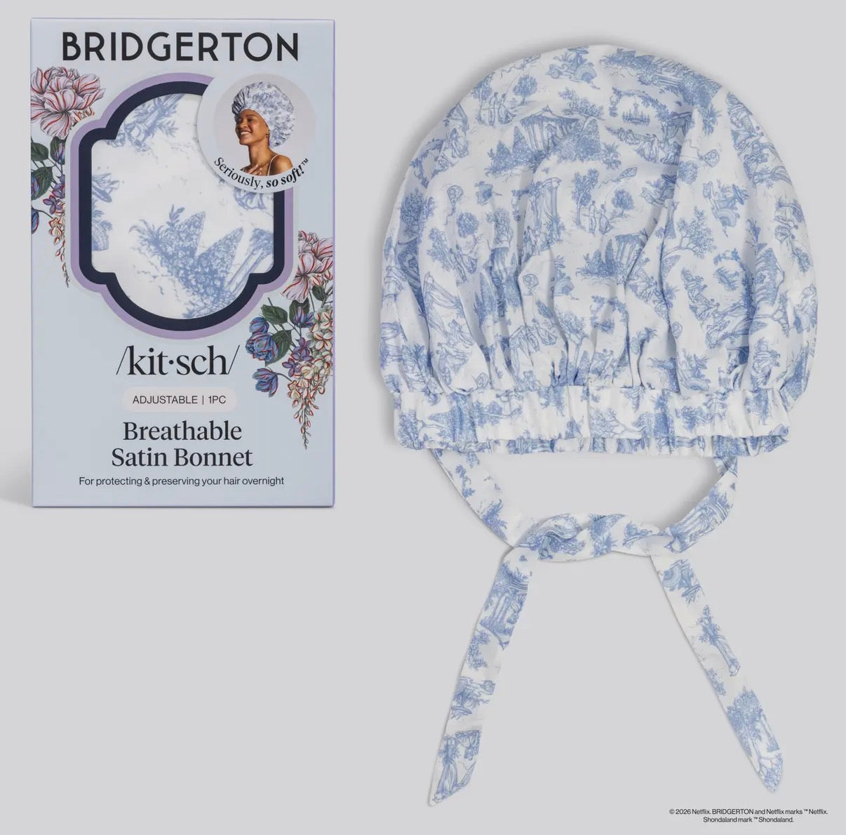 Bridgerton X Kitsch Toile Bonnet