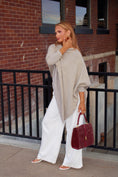 Load image into Gallery viewer, The Madeleine Poncho - Champagne Mist ✨
