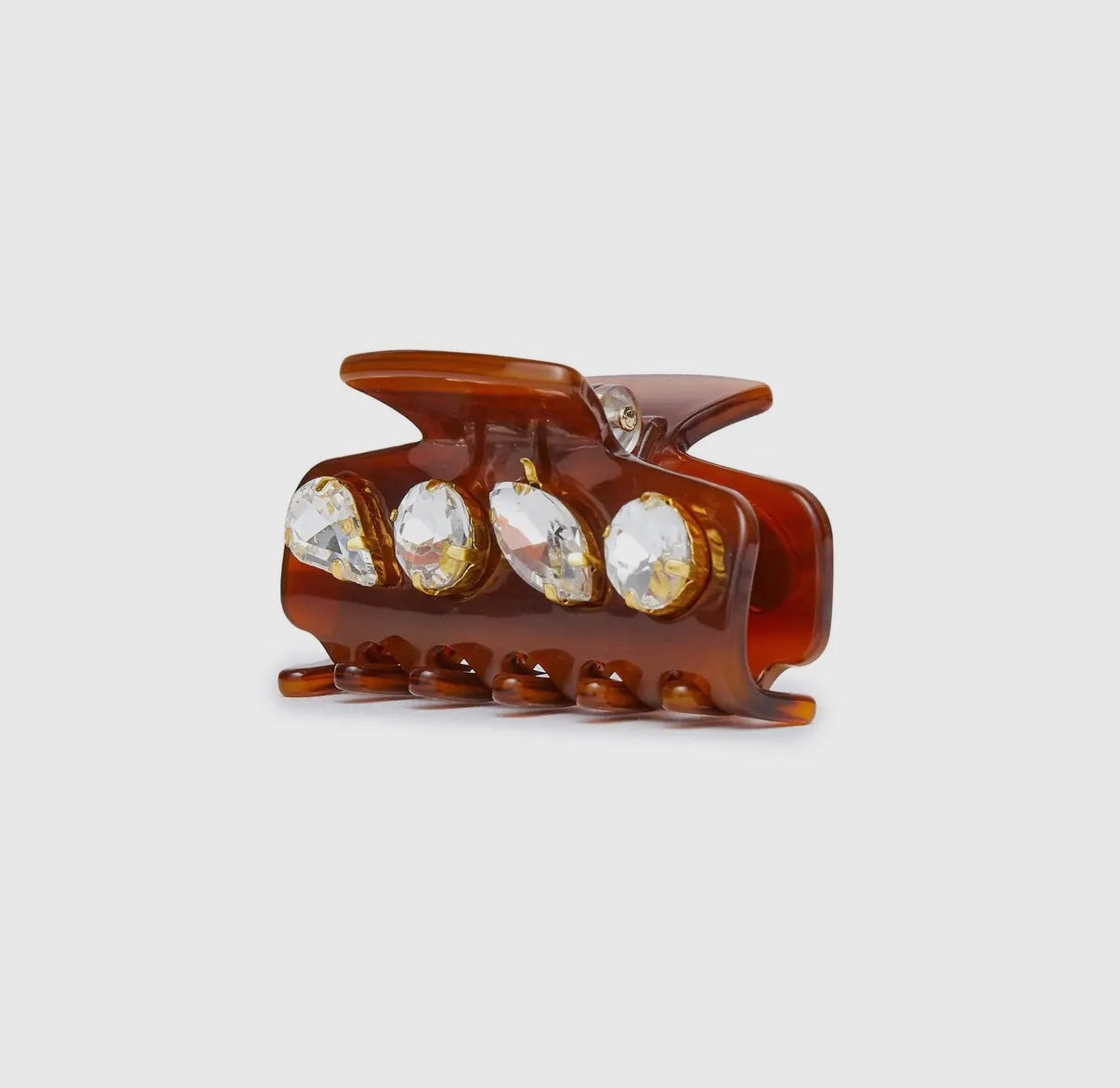 The Amber Heirloom Crystal Mini Clip