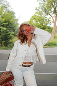 Load image into Gallery viewer, The Orchard Lane Jacket – Cream Gingham
