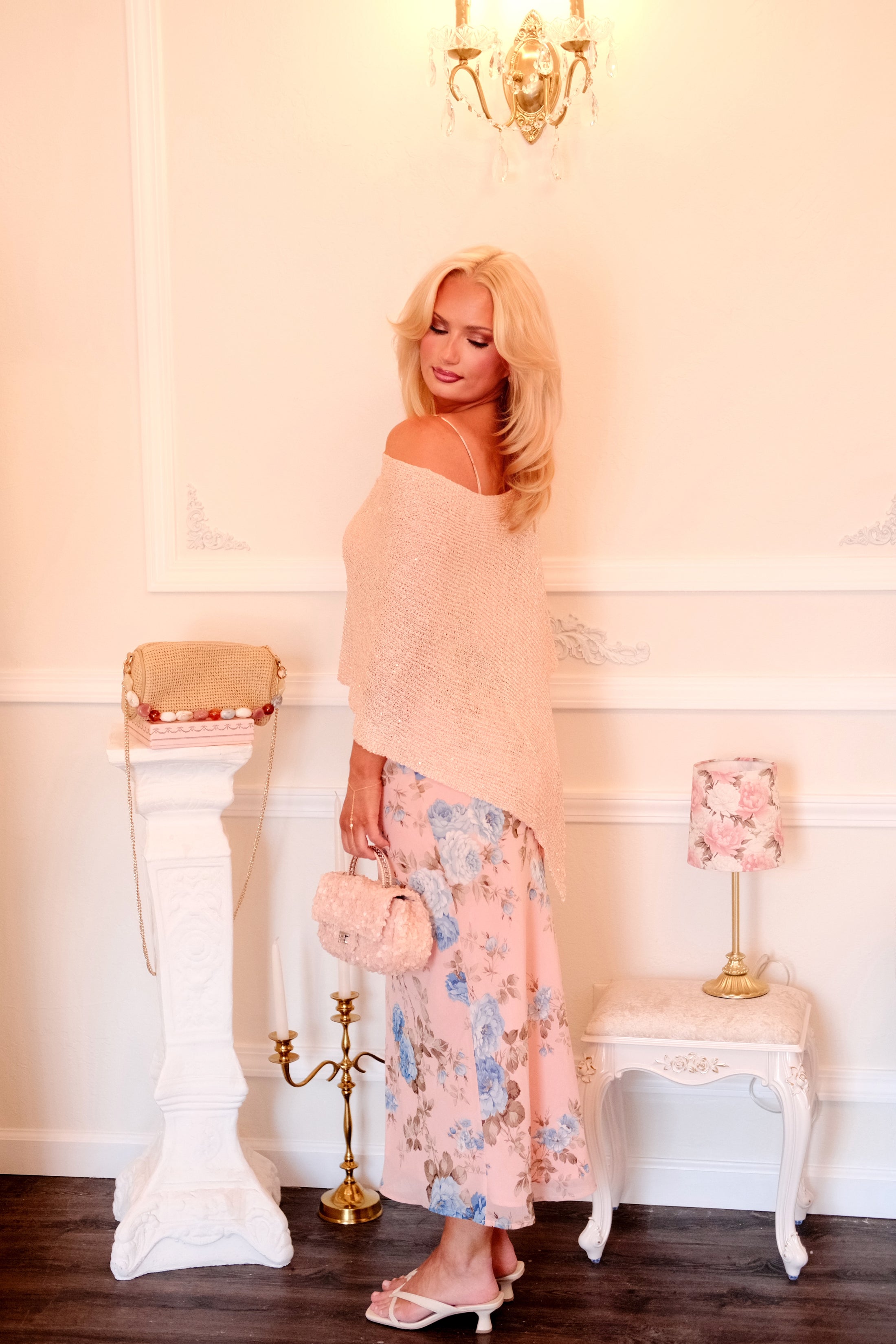 The Bella Mare Shimmer Poncho