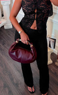 Load image into Gallery viewer, The Vivienne Sculpted Bag – Bordeaux
