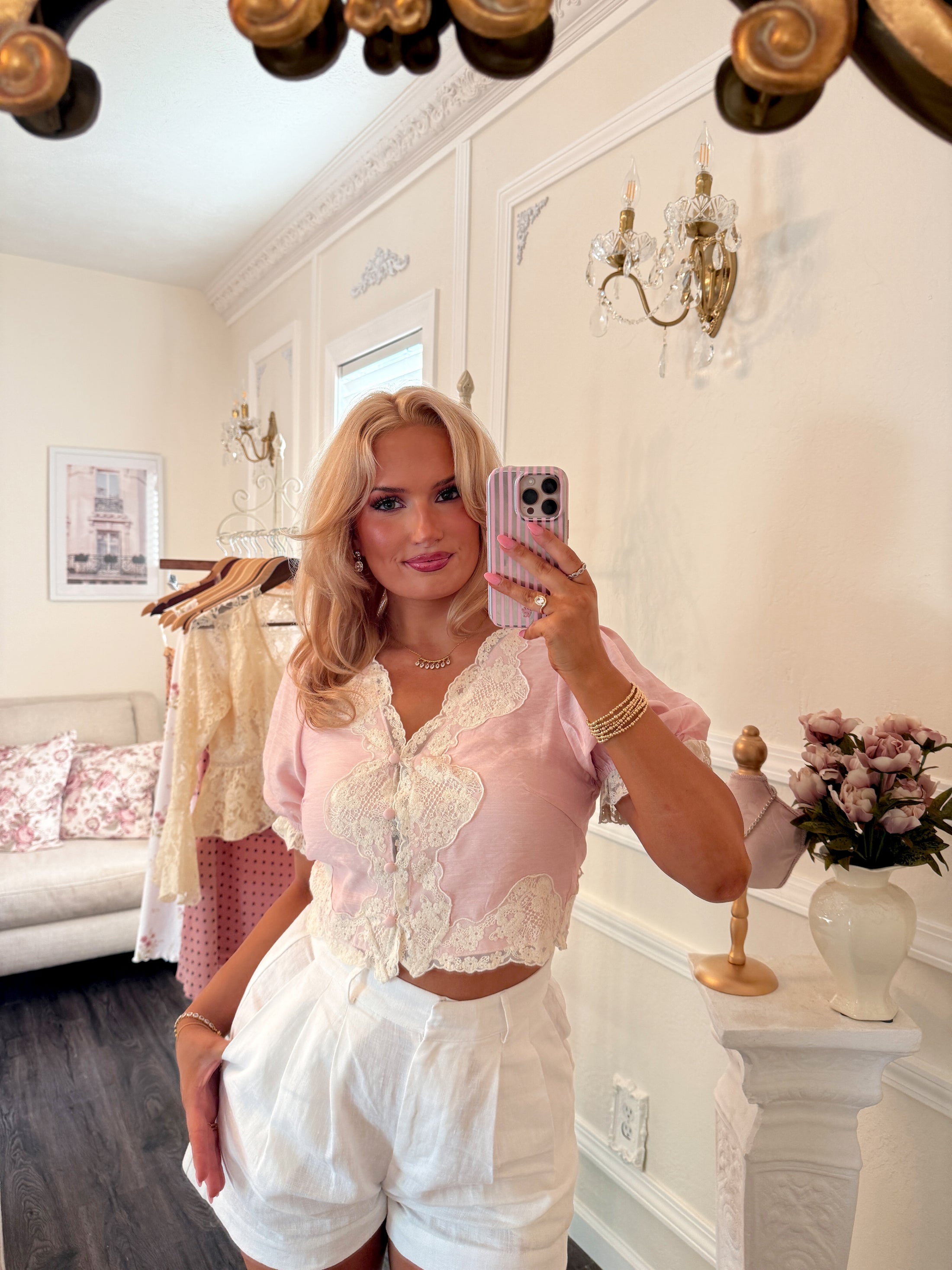 The Versailles Morning Blouse